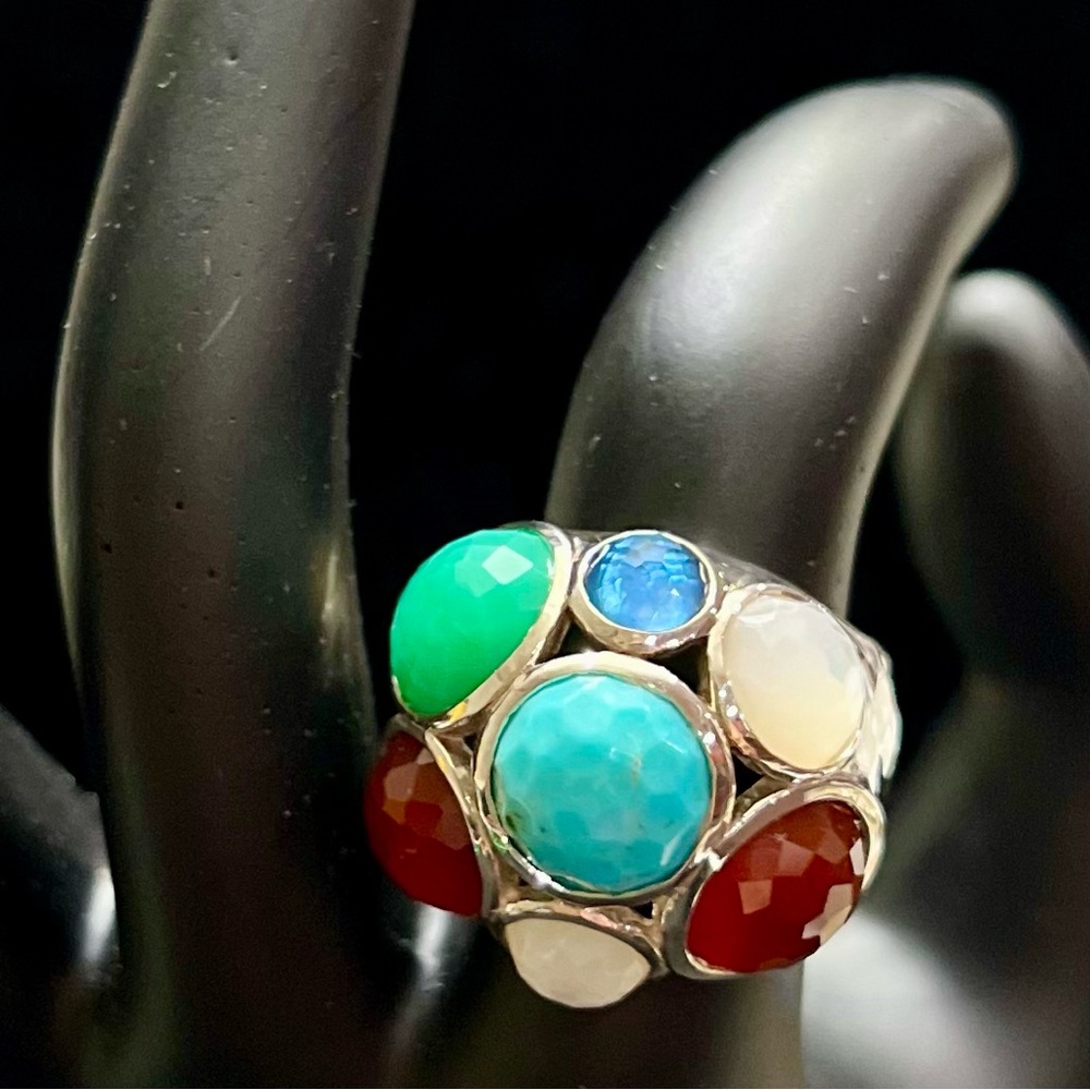 IPPOLITA Hammered Sterling Silver Wonderland Rock Candy Ring